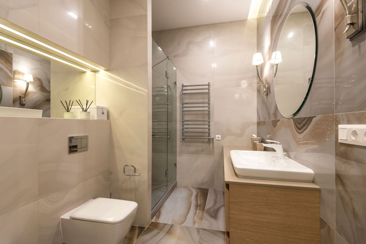 Primary bath repipe & new fixtures in Arcadia