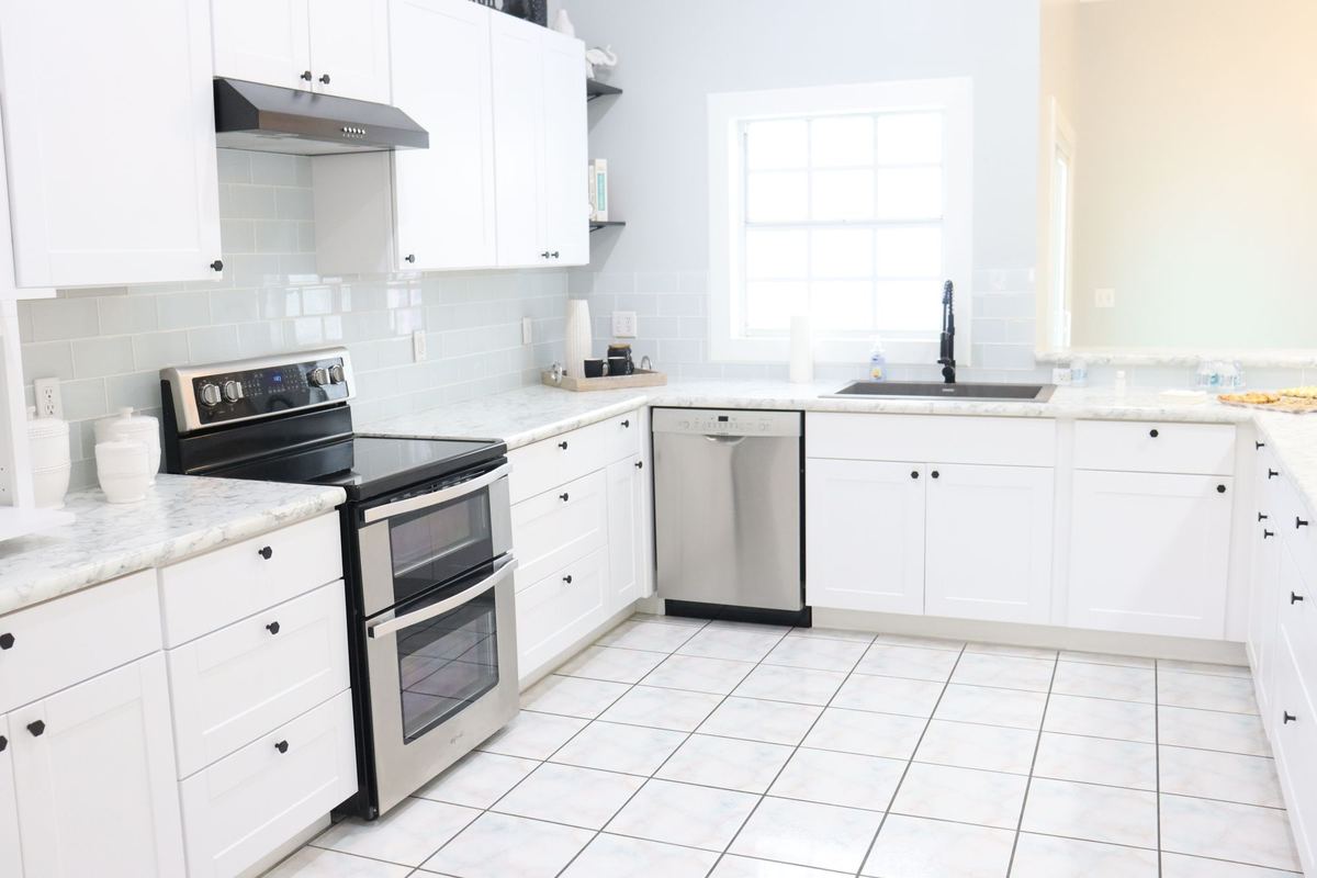 Kitchen cabinet refinish in Washington Park